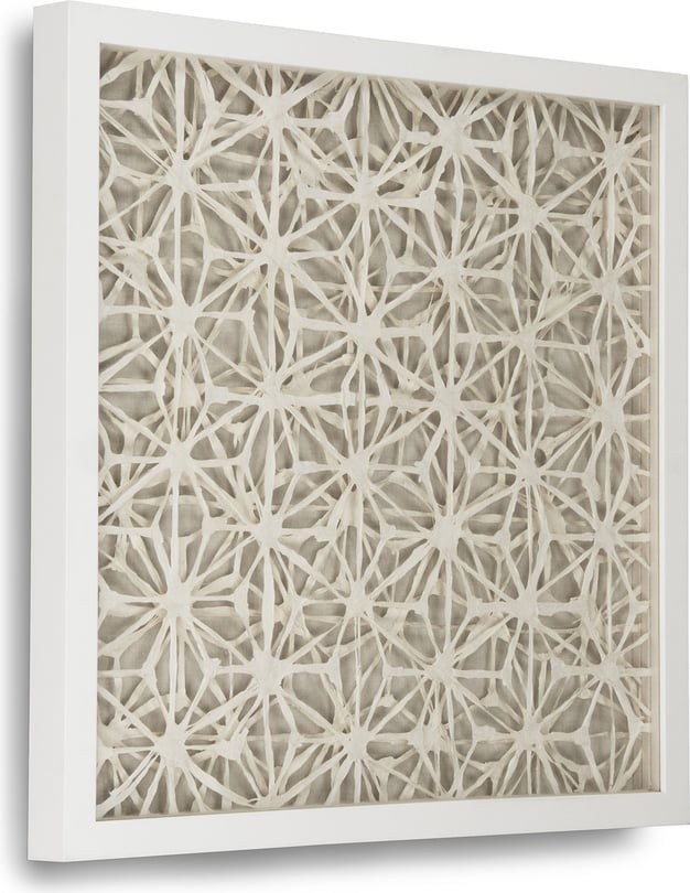 Abstract Asterisk Paper Framed Art - Thumbnail 2