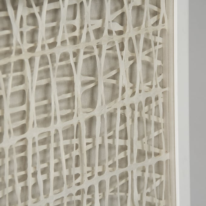 Abstract Neutral Paper Framed Art - Thumbnail 3