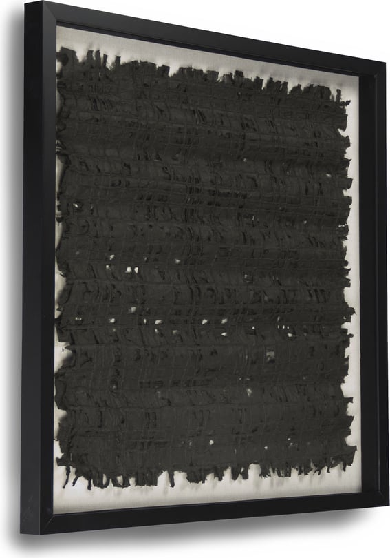 Abstract Black Paper Framed Art - Thumbnail 2