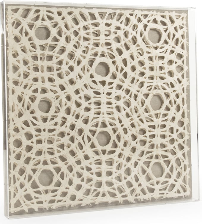 Abstract Paper Acrylic Framed Art I - Thumbnail 3