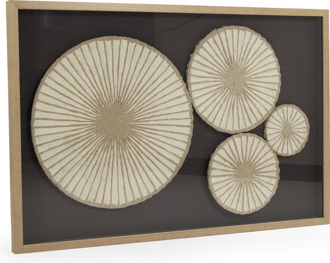 Abstract Circle Paper Framed Art - Thumbnail 3