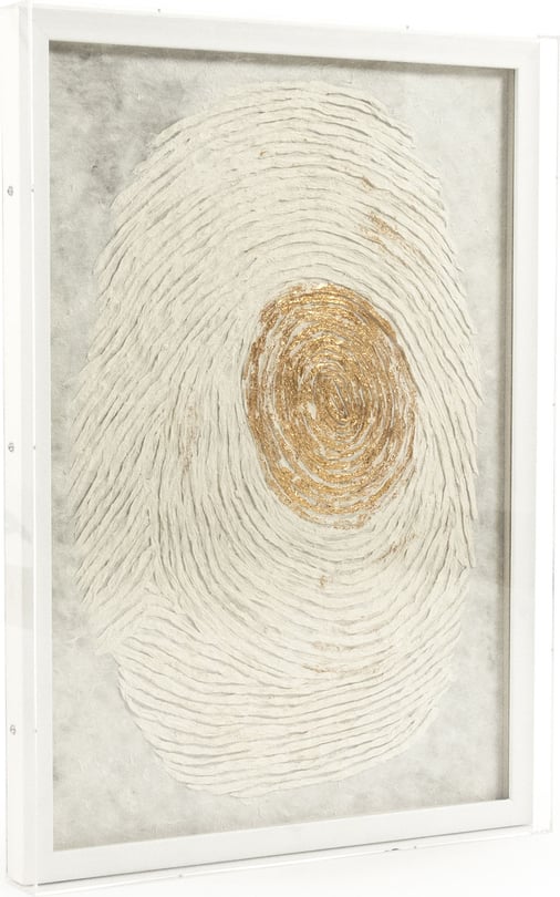 Abstract Fingerprint Framed Art