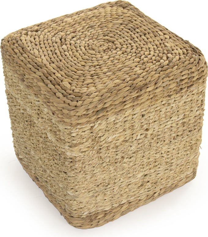 Woven Cube Ottoman