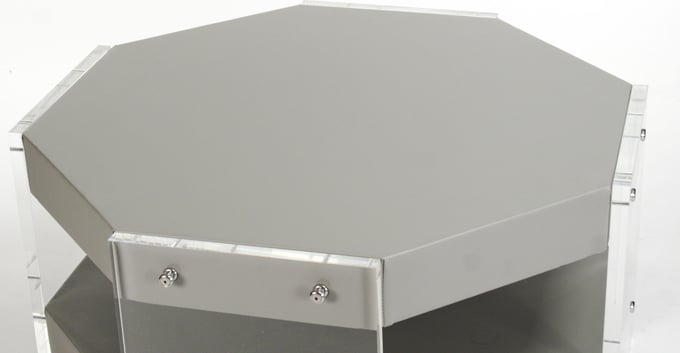 Acel Acrylic Coffee Table - Thumbnail 2