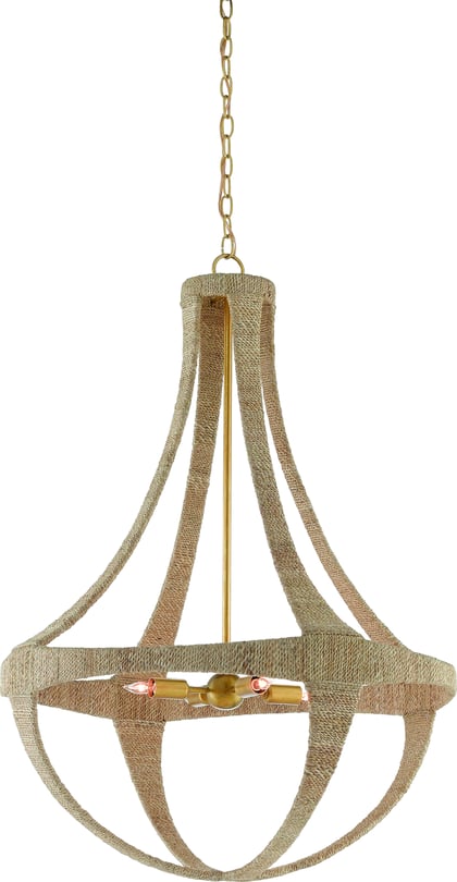 Currey and Company Ibiza Chandelier Layla Grayce