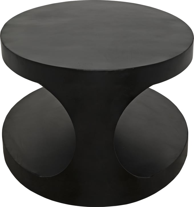 Noir Eclipse Oval Coffee Table