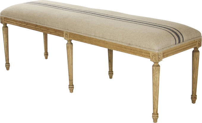 Louis Striped Bench - Thumbnail 2