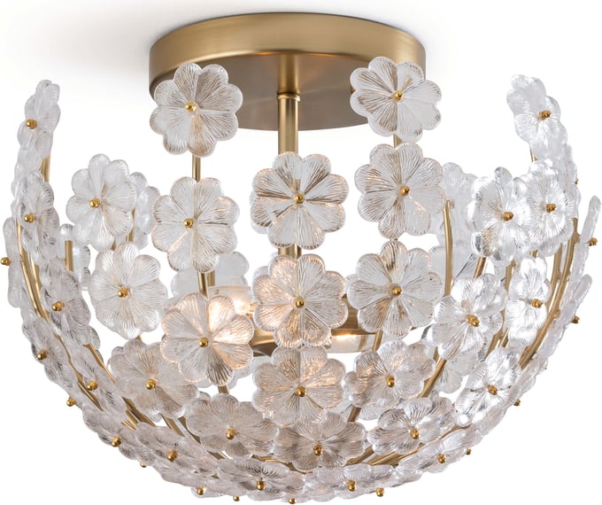 Regina Andrew Charlotte Semi-Flush Mount Light