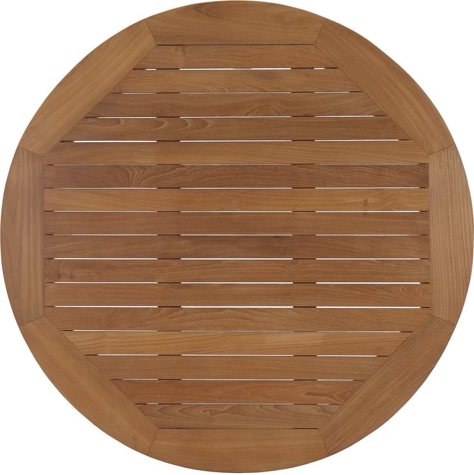 Andover Teak Round Coffee Table - Thumbnail 3