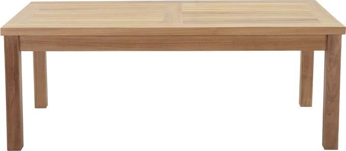 Andover Teak Rectangle Coffee Table - Thumbnail 4