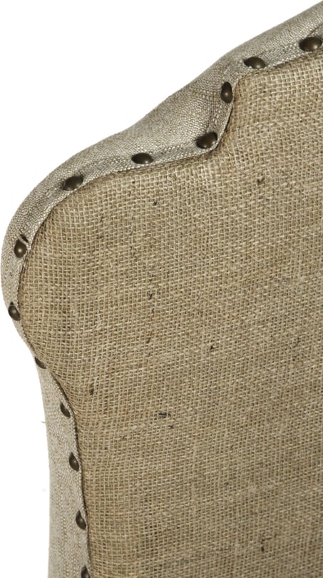 Zentique Skirted Chair Burlap Back - Thumbnail 3