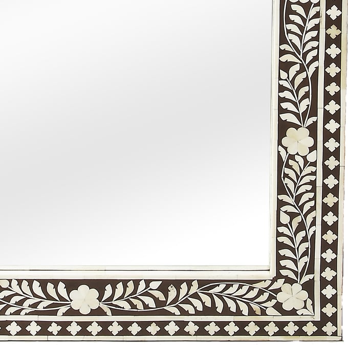 Layla Grayce Essentials Victoria Bone Inlay Mirror - Thumbnail 3