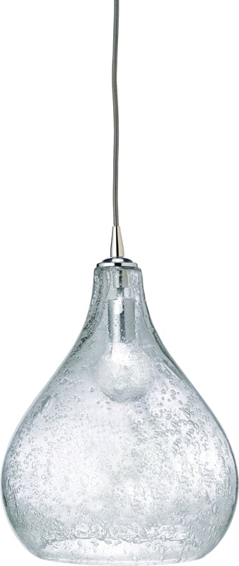 Cut Glass Curved Pendant