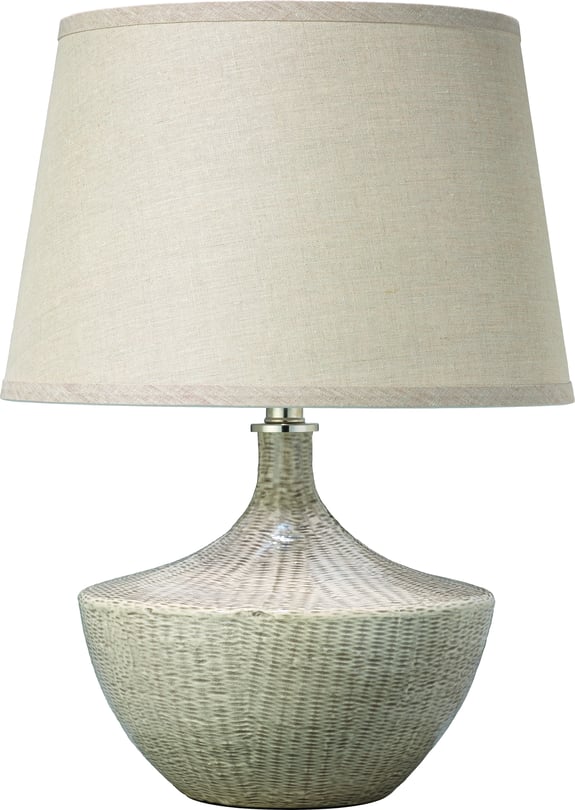 Basketweave Table Lamp