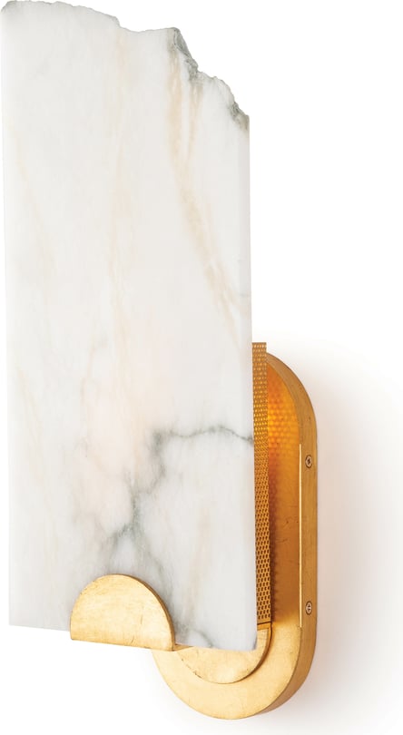 Regina Andrew Jonah Alabaster Sconce | Layla Grayce