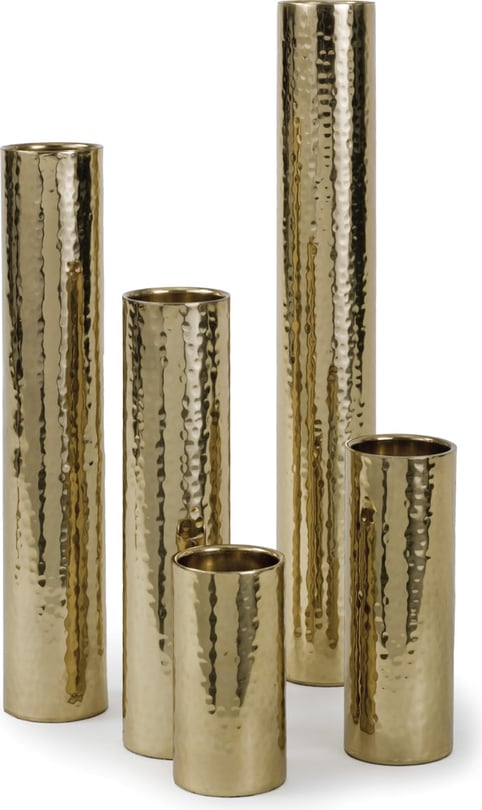 Hammered Bud Vase Set - Thumbnail 2