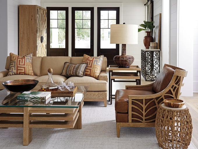 Tommy Bahama Home Madrid Woven Accent Table Layla Grayce