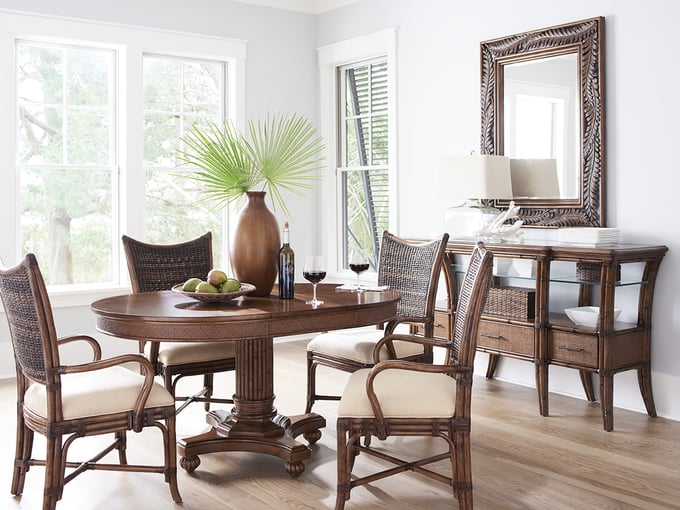 Dining Room Cayman Round Dining Table Tommy Bahama Home Cayman