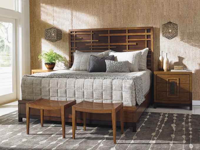 Tommy Bahama Home Shanghai Panel Bed Layla Grayce