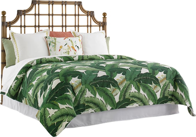 Tommy Bahama Home St. Kitts Rattan Headboard | Layla Grayce