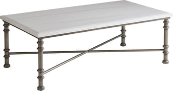 Tommy Bahama Home Flagler Marble Top Cocktail Table