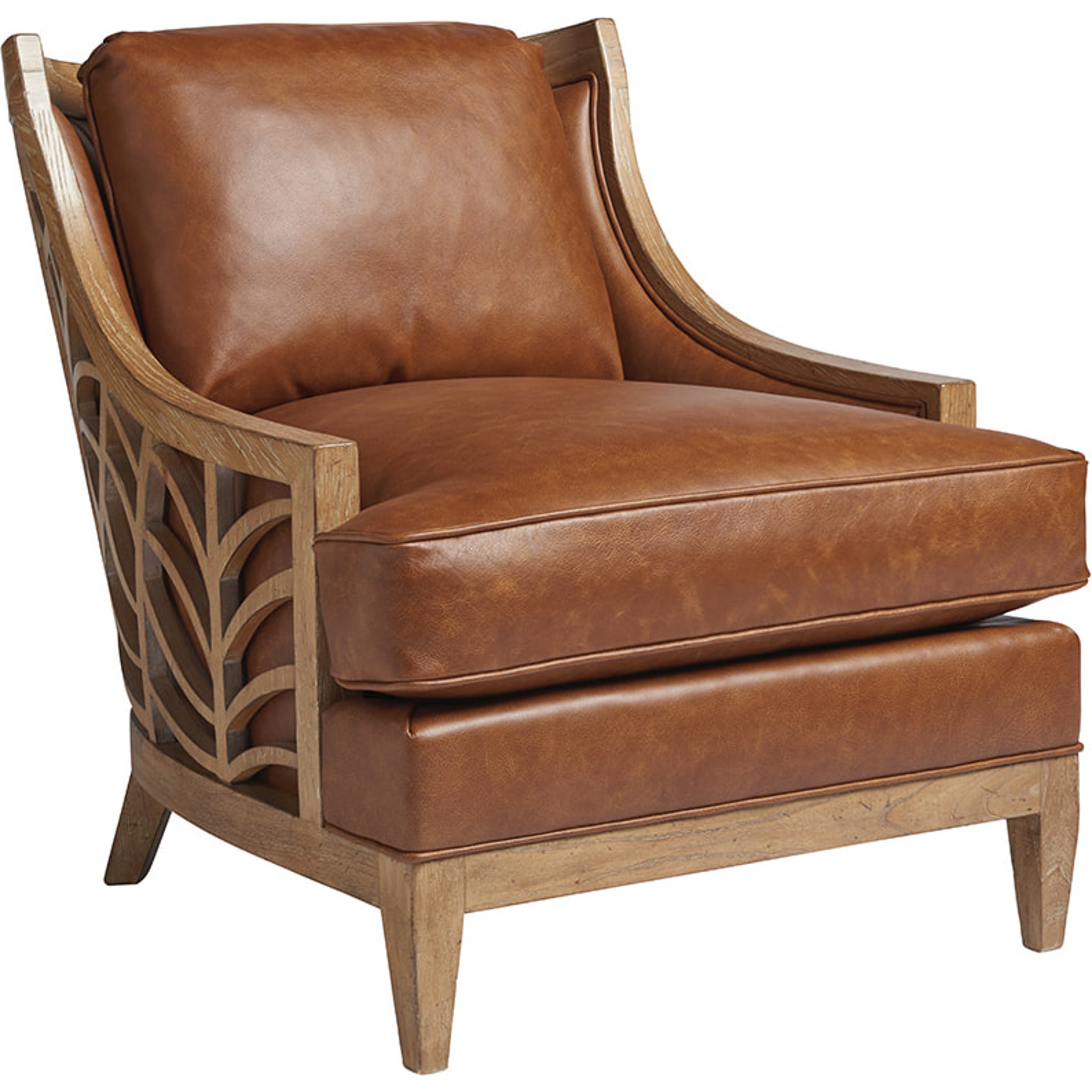 Tommy Bahama Home Marion Leather Chair | Layla Grayce