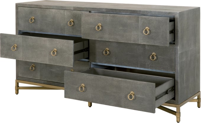 Essentials For Living Strand Shagreen Double Dresser | Layla Grayce