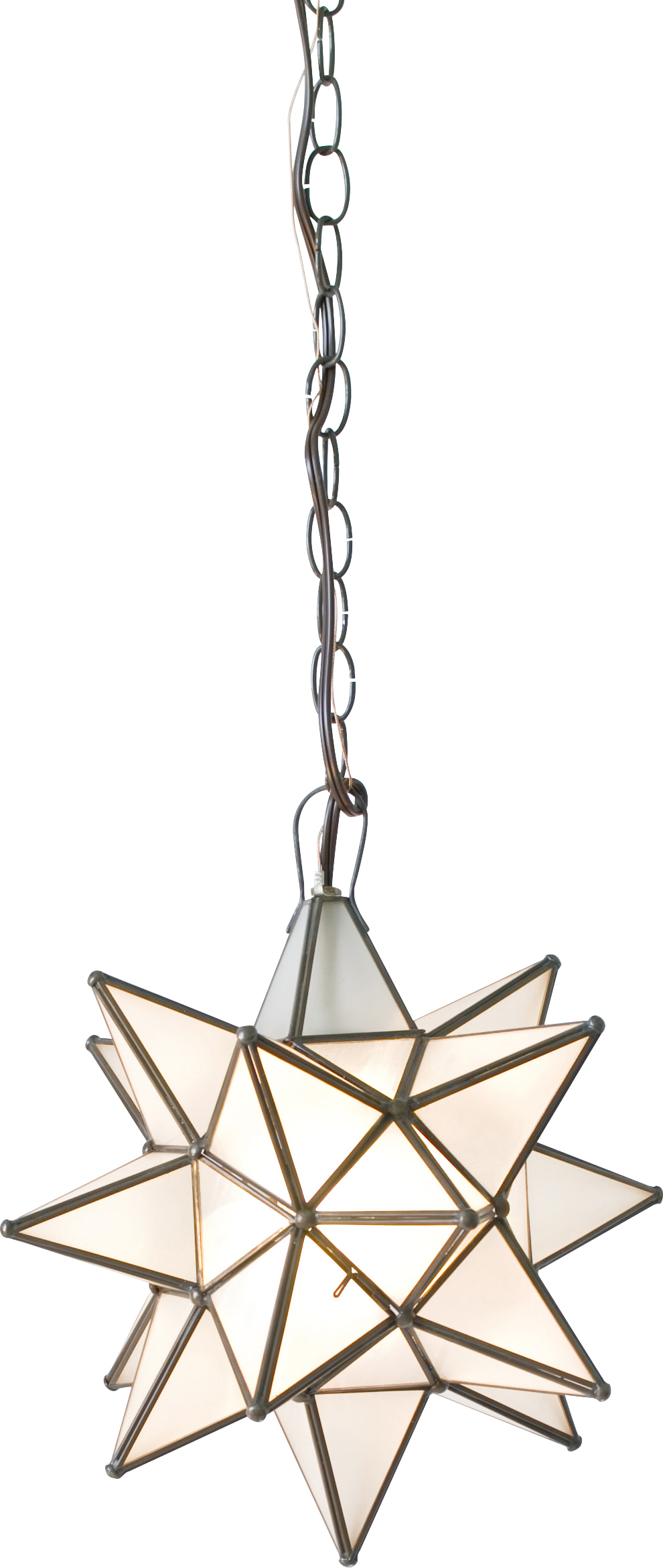 Frosted Star Chandelier