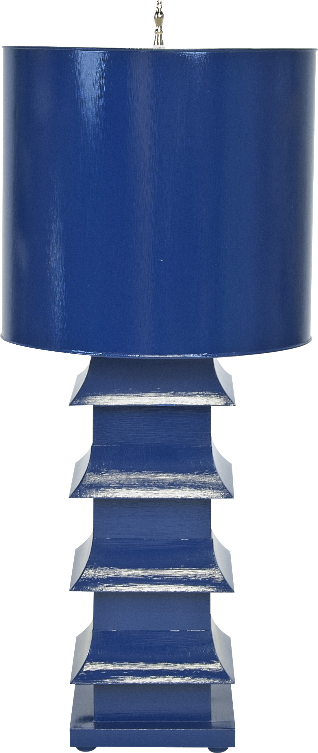 Worlds Away Renata Handpainted Pagoda Table Lamp - Thumbnail 2