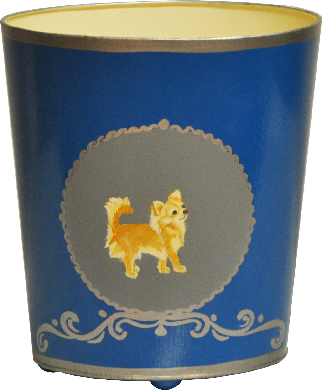 Worlds Away Chihuahua Wastebasket - Thumbnail 3