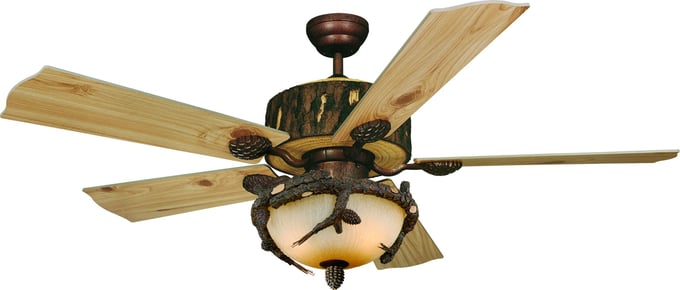 Vaxcel Log Cabin Ceiling Fan | HedgeApple