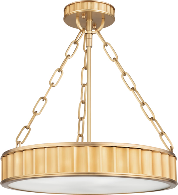 Middlebury Round Semi Flush