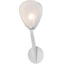 Textured White, Polished Chrome