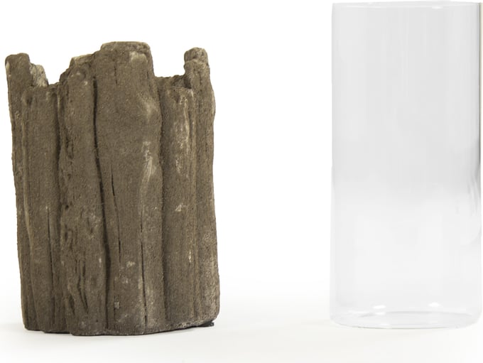 Wood Pattern Candle Holder - Thumbnail 2