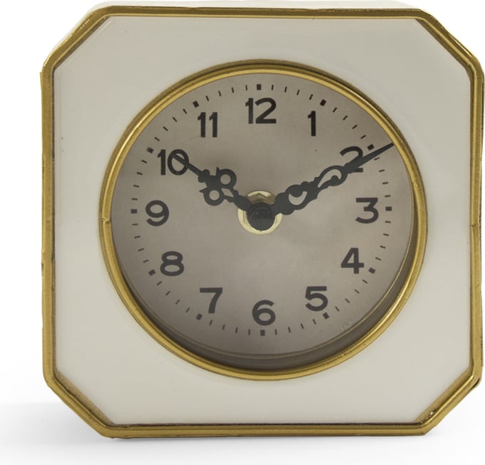 White & Gold Clock - Thumbnail 2