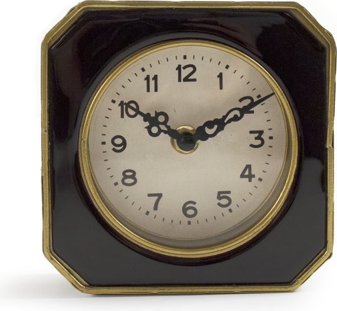 Zentique Black and Gold Clock