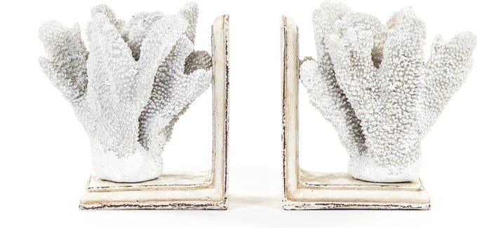 Coral Bookends