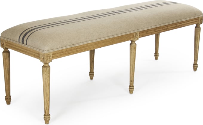 Louis Striped Bench - Thumbnail 4