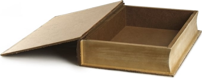 Zentique Livre Wooden Box