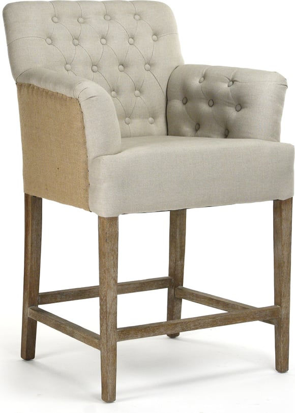 Zentique Barrois Tufted Arm Chair - Thumbnail 3
