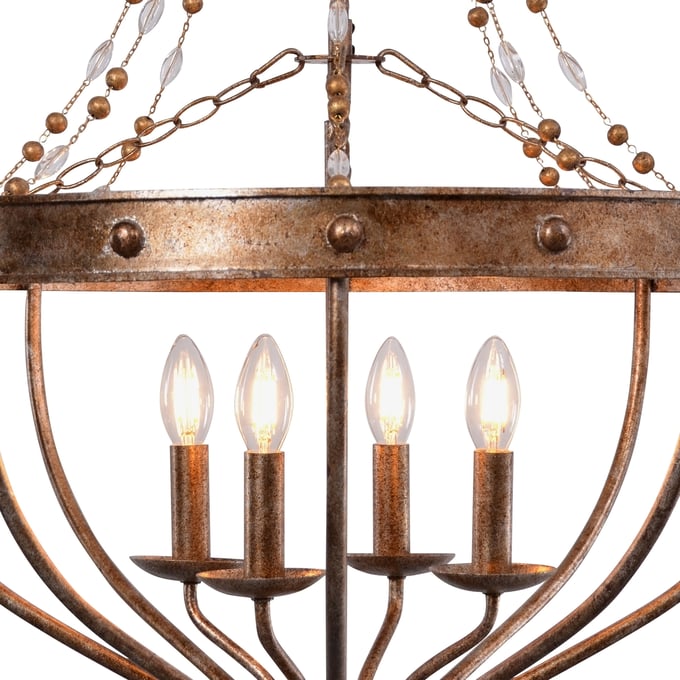 Beaded Empire Chandelier