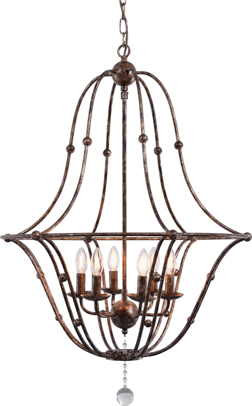 Rustic Metal Chandelier