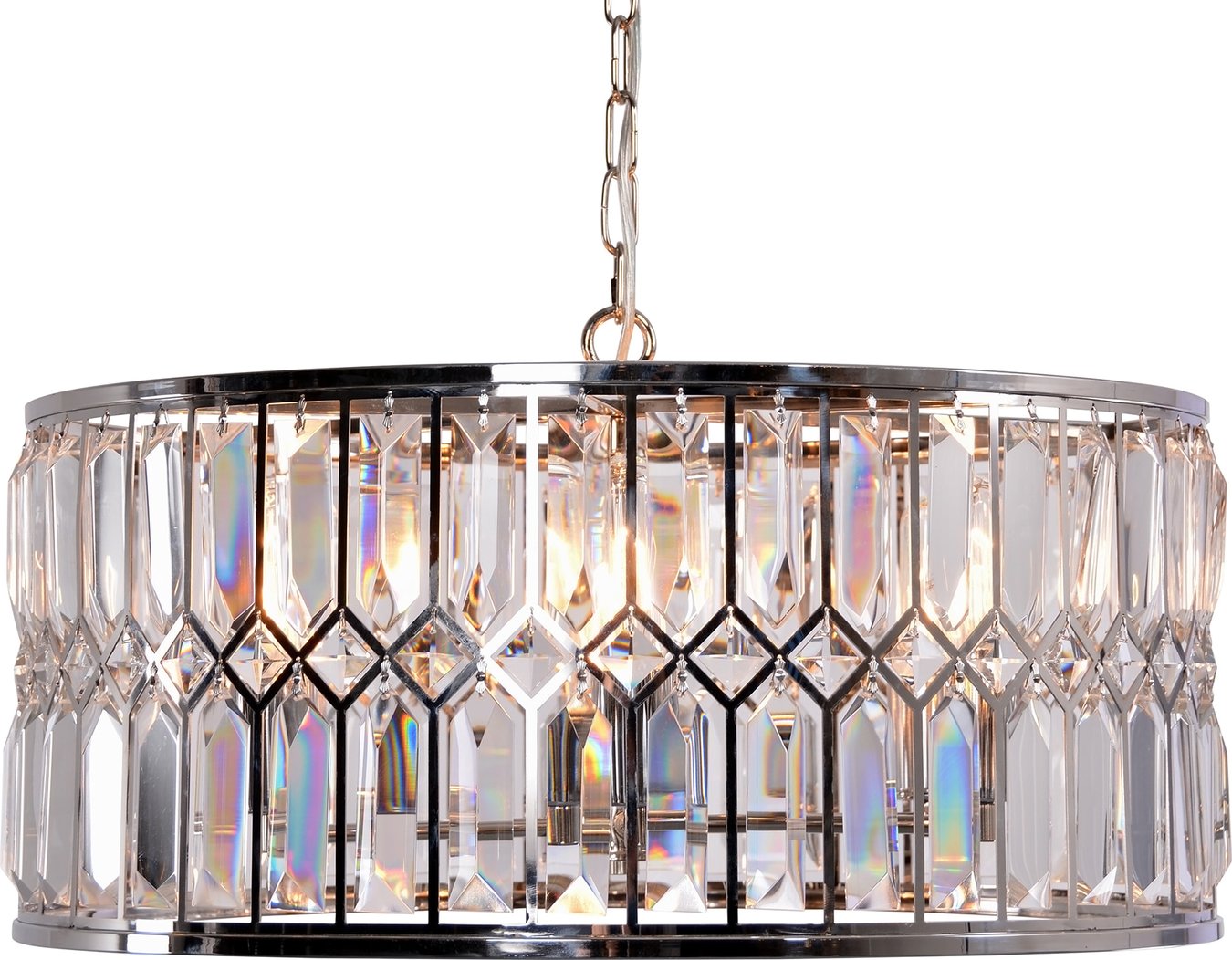 Zentique Crystal Drum Chandelier Layla Grayce