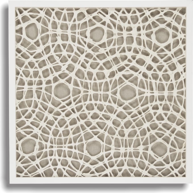 Abstract Circle Paper Framed Art