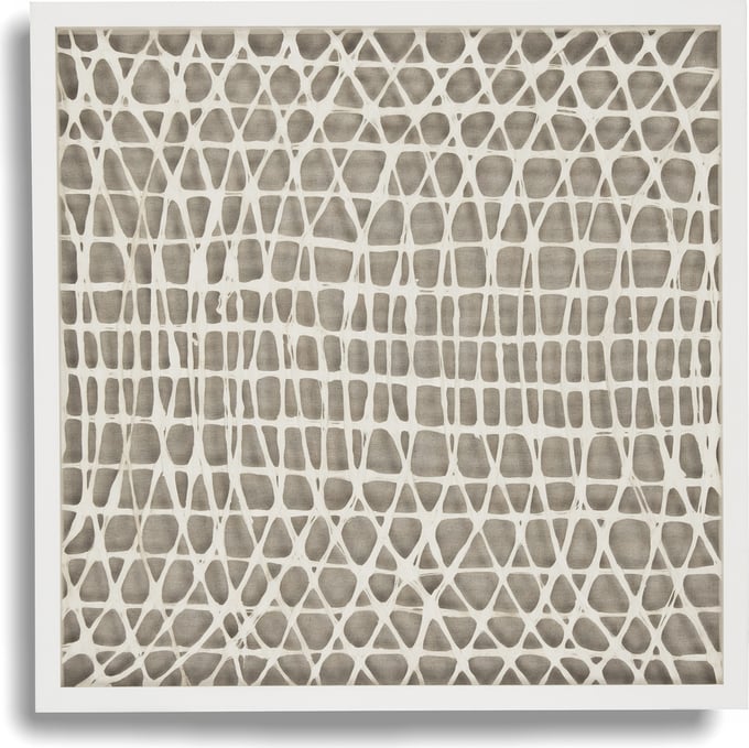 Abstract Convex Paper Framed Art