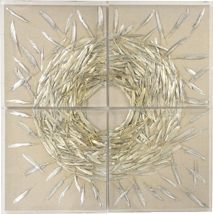 Abstract Feather Art