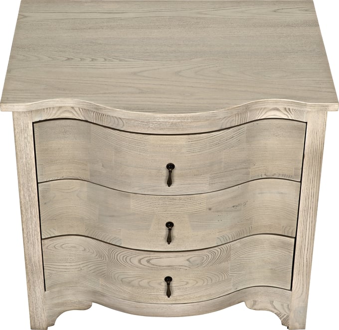 Curved Front Side Table - Thumbnail 2