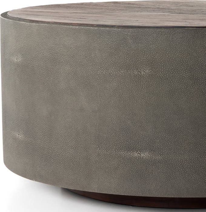 Four Hands Crosby Round Coffee Table - Thumbnail 4