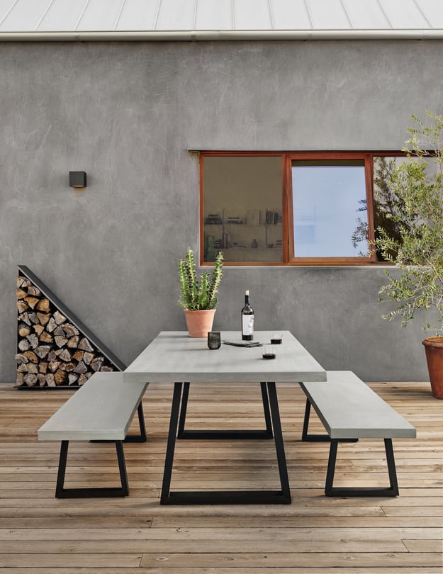 Cyrus 48" Outdoor Dining Table - Thumbnail 5