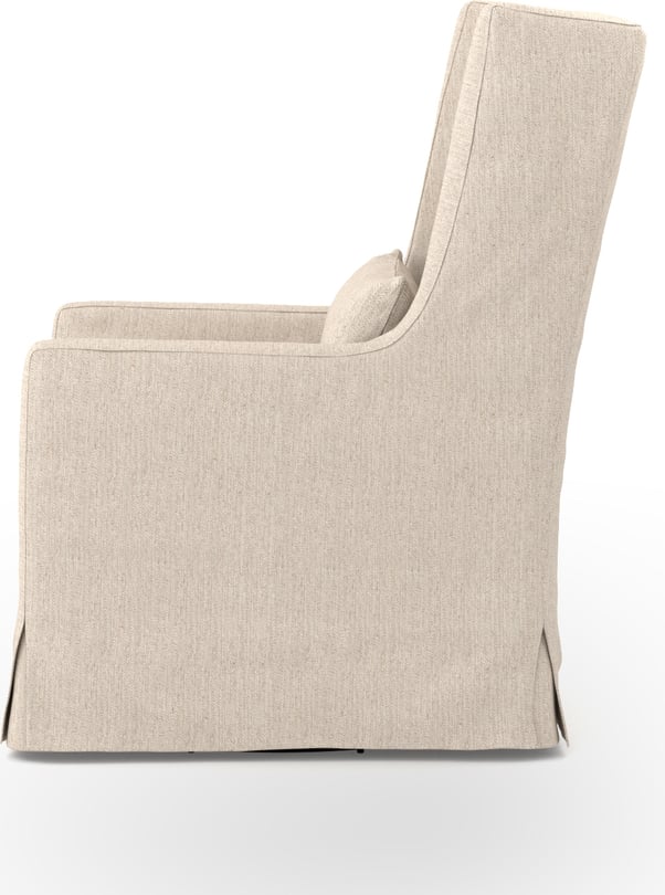 Four Hands Easton Swivel Wing Chair - Thumbnail 3
